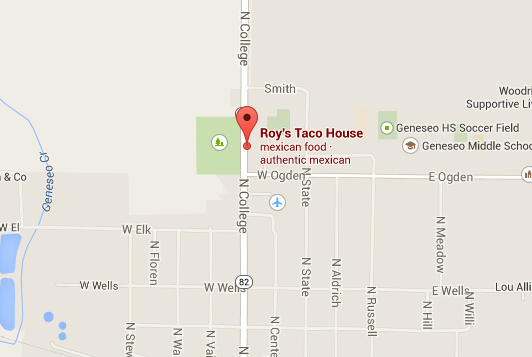 roys taco house map